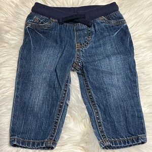 Carter Kids Denim Jeans with Navy Waistband